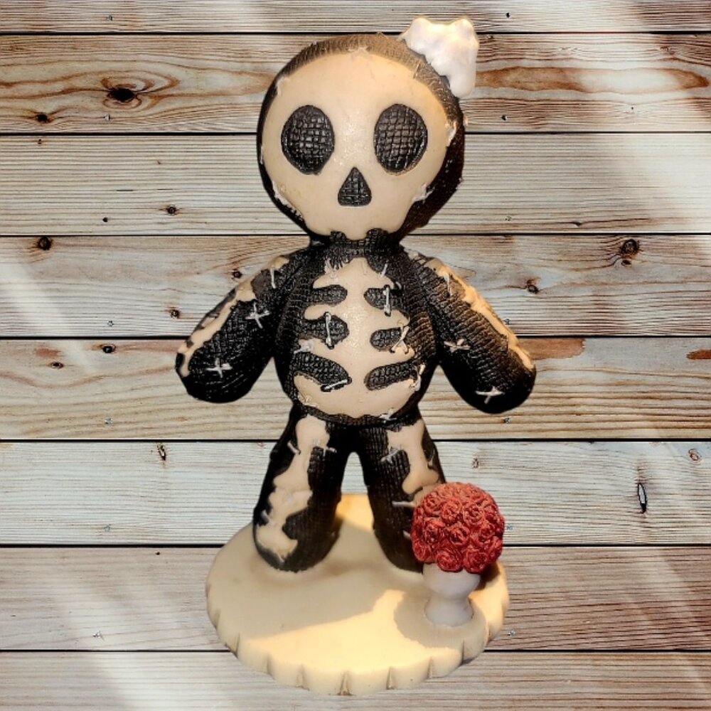 PT Pacific Trading Pinheads Voodoo Skeleton Hand Painted Resin Figure 4"  Excell